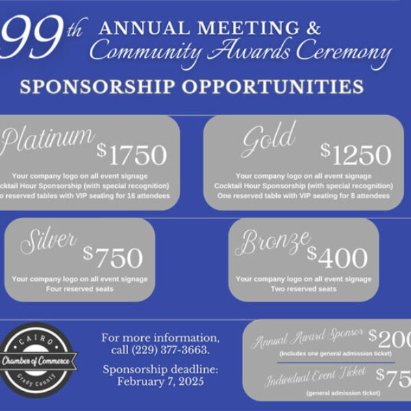 99th Annual Meeting & Awards Sponsors