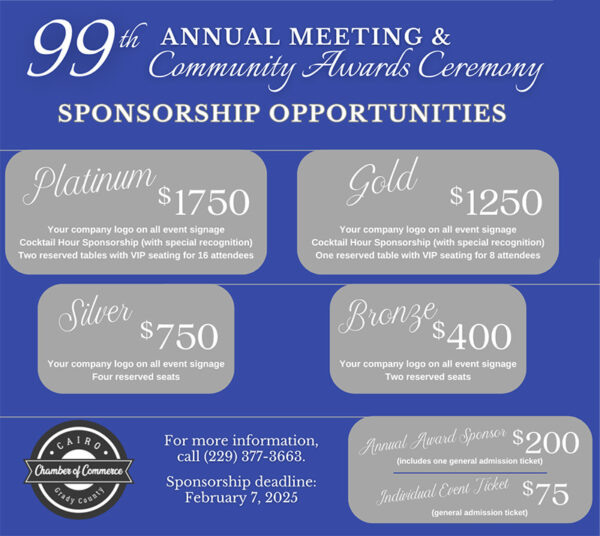 99th Annual Meeting & Awards Sponsors